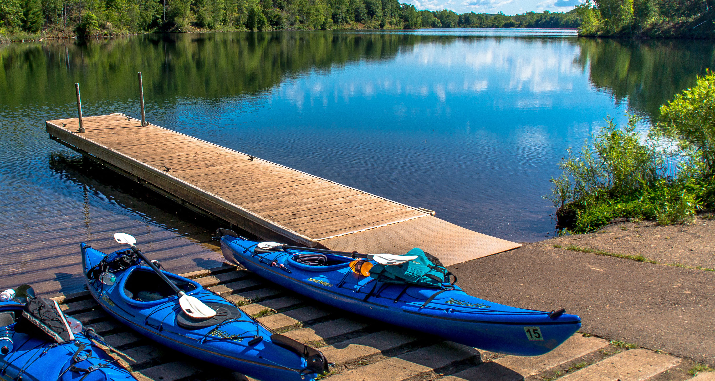 Kayaks Cuyuna State Recreation Area Mine Pit Lake