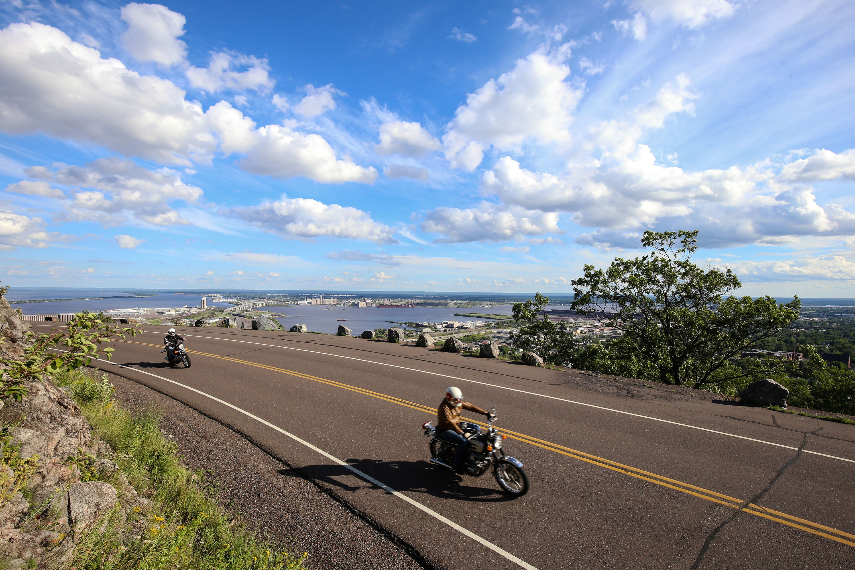 Skyline Parkway motorcycle riders