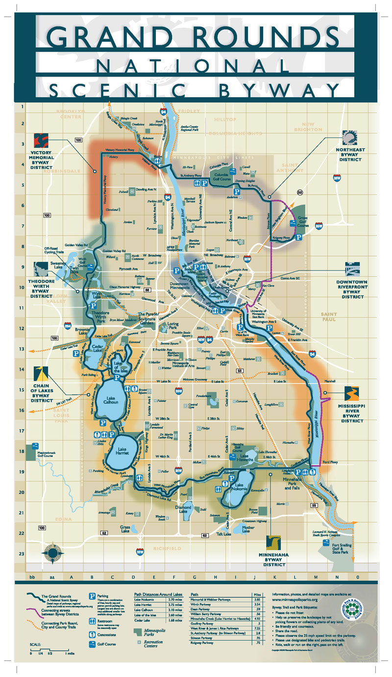 Map of the Grand Rounds