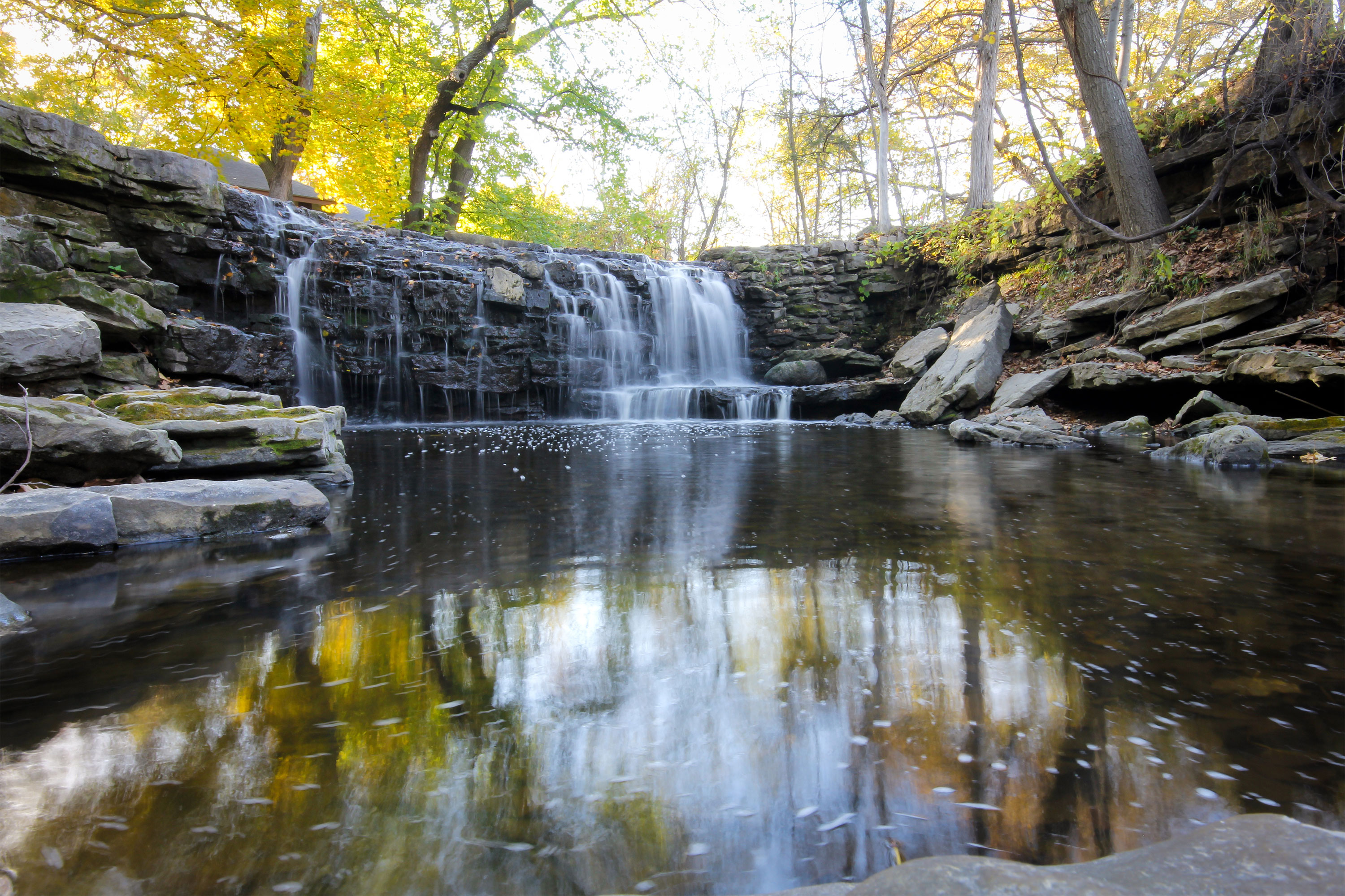 Minneopa Falls fall colors