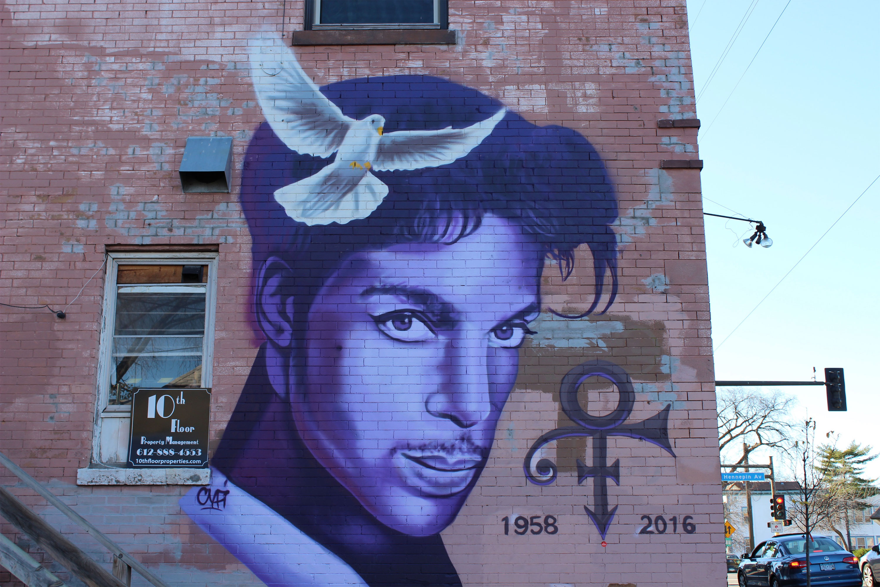 Prince mural Uptown Minneapolis