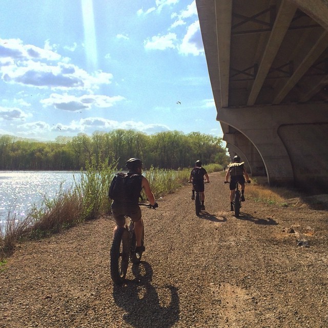 Fat biking the Minnesota River Bottoms
