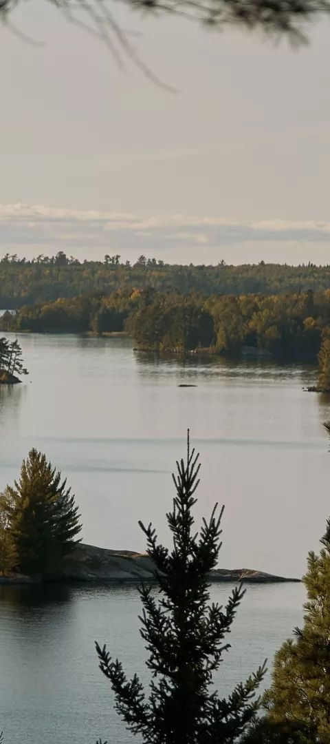 The view at Voyageurs National Park