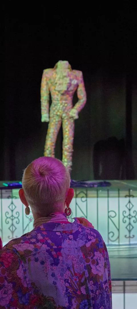 A couple takes a private tour of Paisley Park