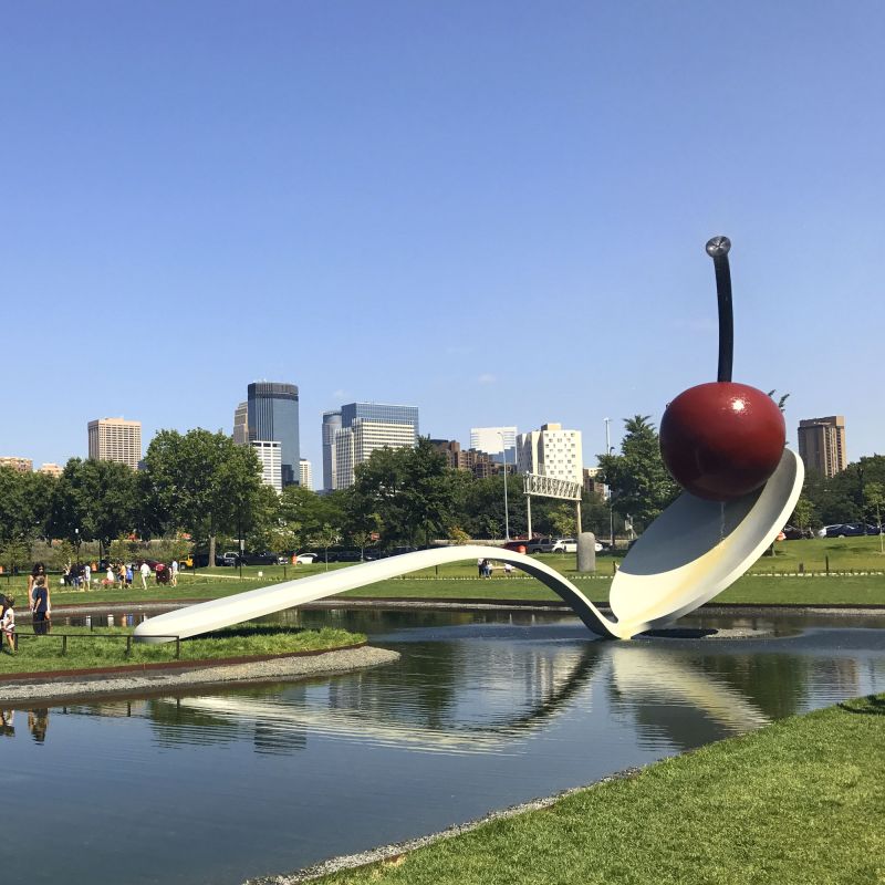 Spoonbridge and Cherry at Minneapolis Sculpture Garden