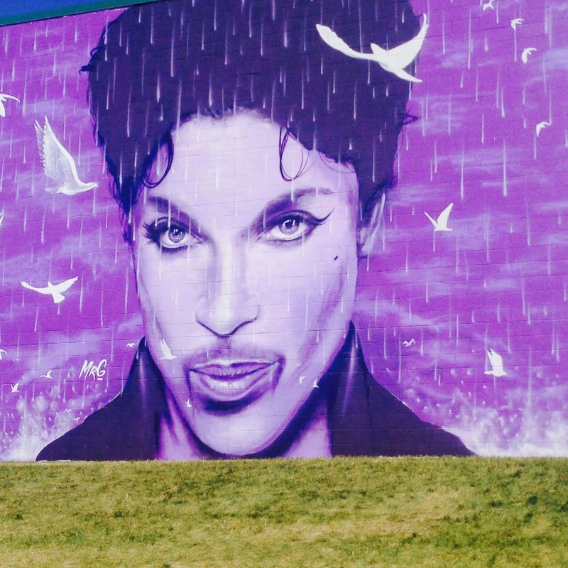 Prince mural Chanhassen