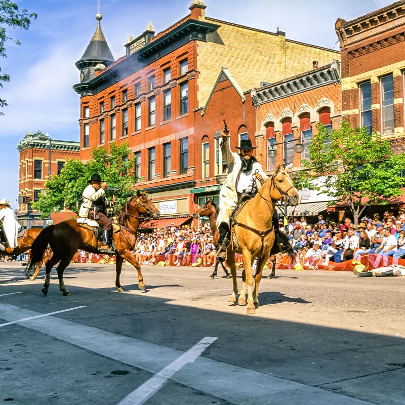 Actors at the annual Defeat of Jesse James Days in Northfield