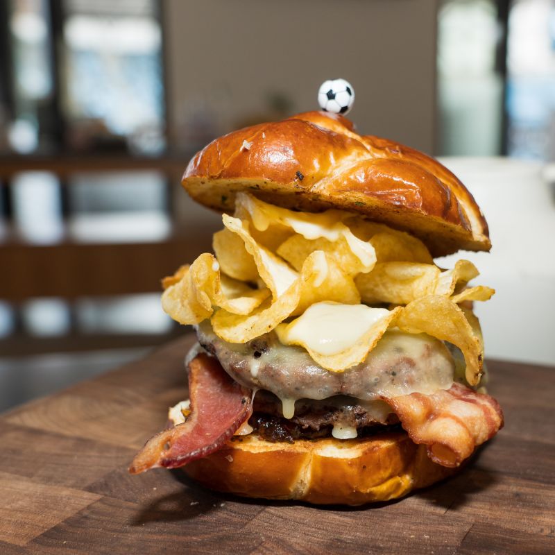 Allianz Field food, The Bishop Burger