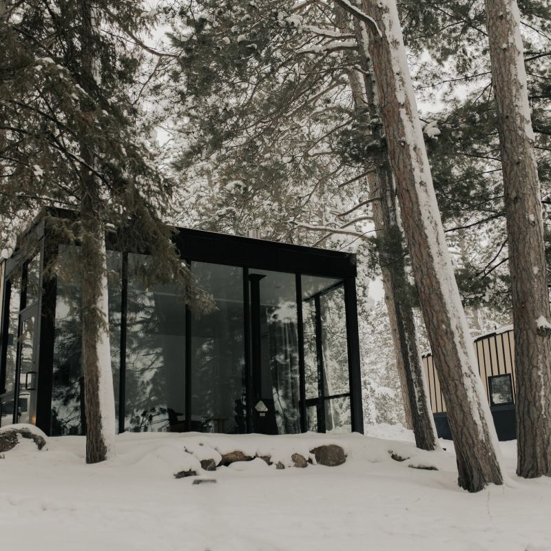 Nature Link resort in Nisswa during the winter