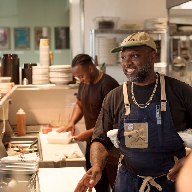 Krewe chef Mateo Mackbee